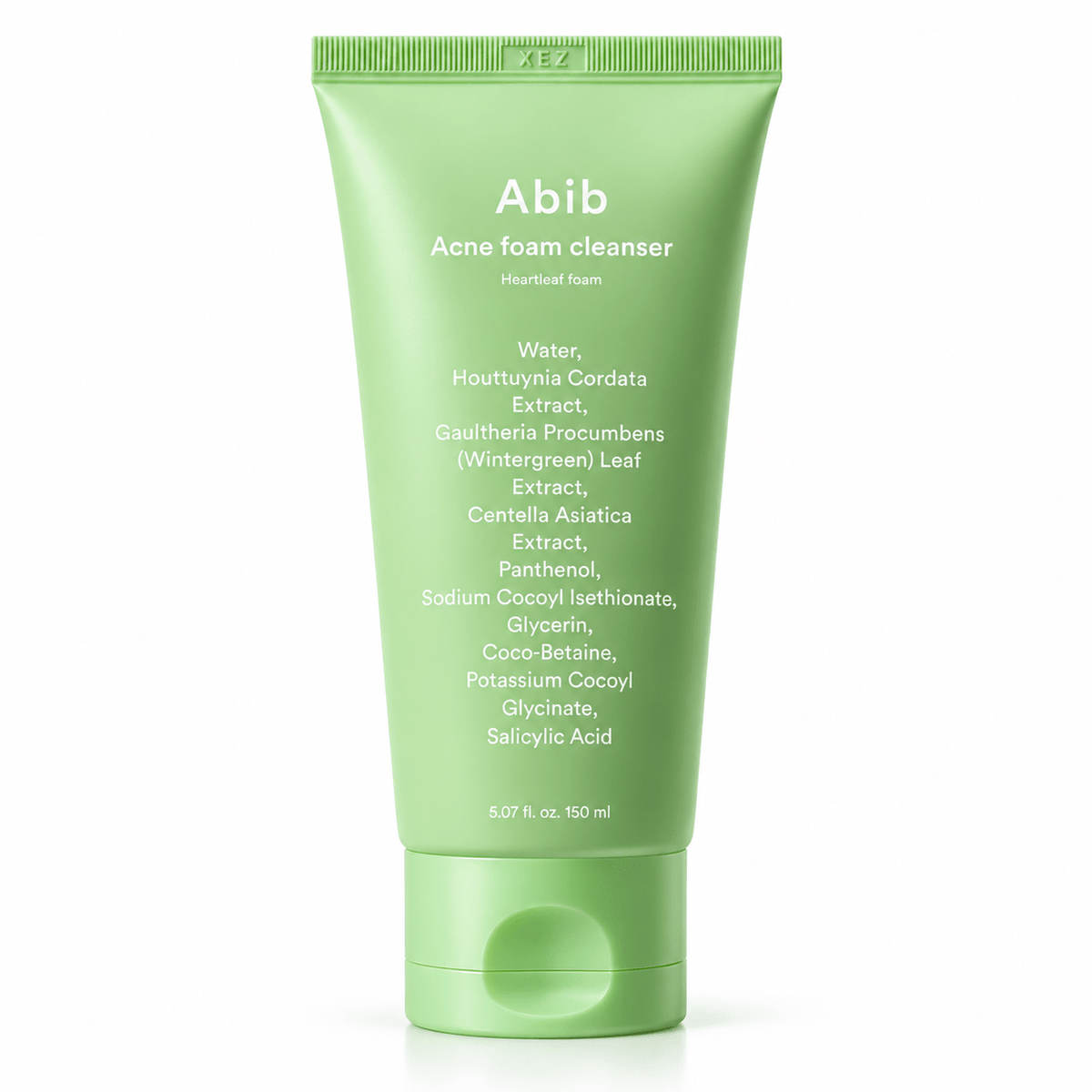 Abib Acne Foam Cleanser Heartleaf Foam 150ml authentic packaging on white