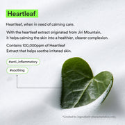 Abib Heartleaf Acne Foam Cleanser – Jiri Mountain heartleaf ingredient information