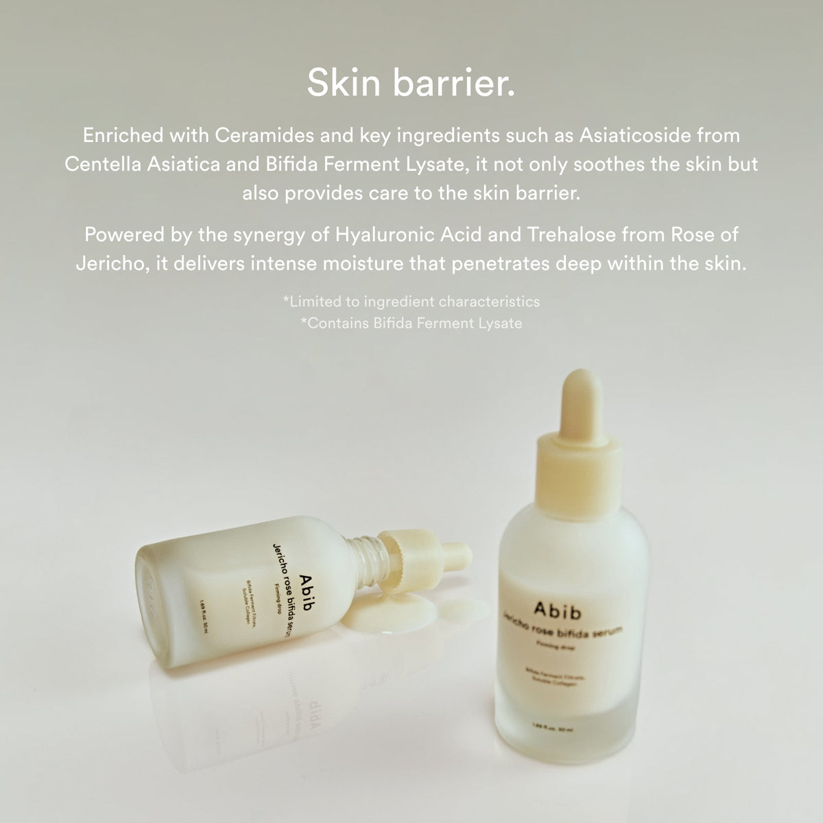 Abib Jericho Rose Bifida Serum Firming Drop 50mL English product information