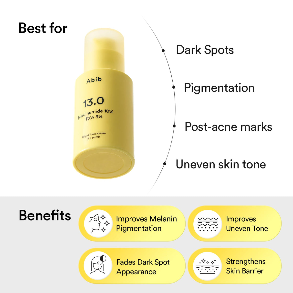 Abib Bright Force Serum 13.0 English product information panel 8