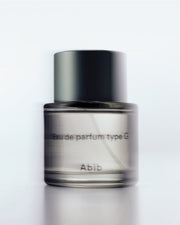 Abib Eau de Parfum Type G 50mL bottle detail