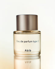 Abib Eau de Parfum Type S 50mL bottle detail