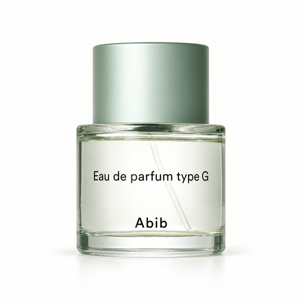 Abib Eau de Parfum Type G 50mL bottle on white