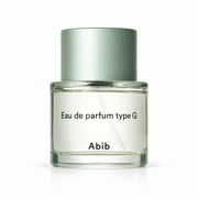 Abib Eau de Parfum Type G 50mL bottle on white