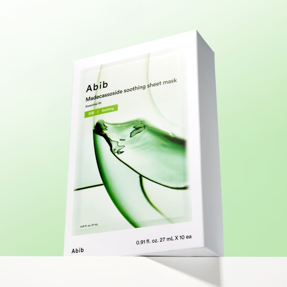 Abib essential madecassoside 10 mask retail box