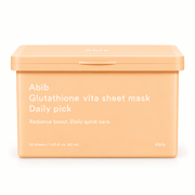 Abib Glutathione Vita Sheet Mask Daily Pick 30 sheets on white background