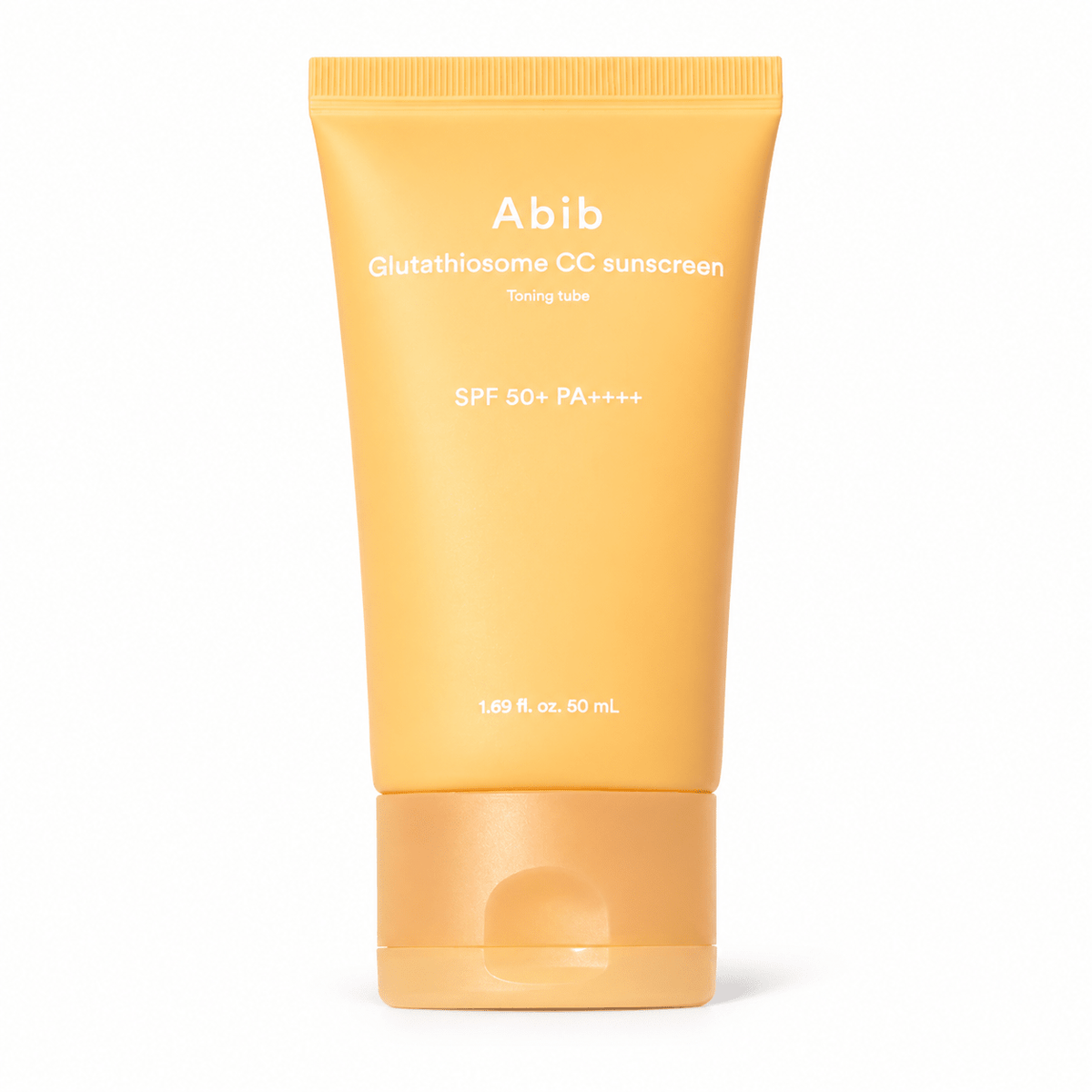 Abib Glutathiosome CC Sunscreen Toning Tube 50mL on white background