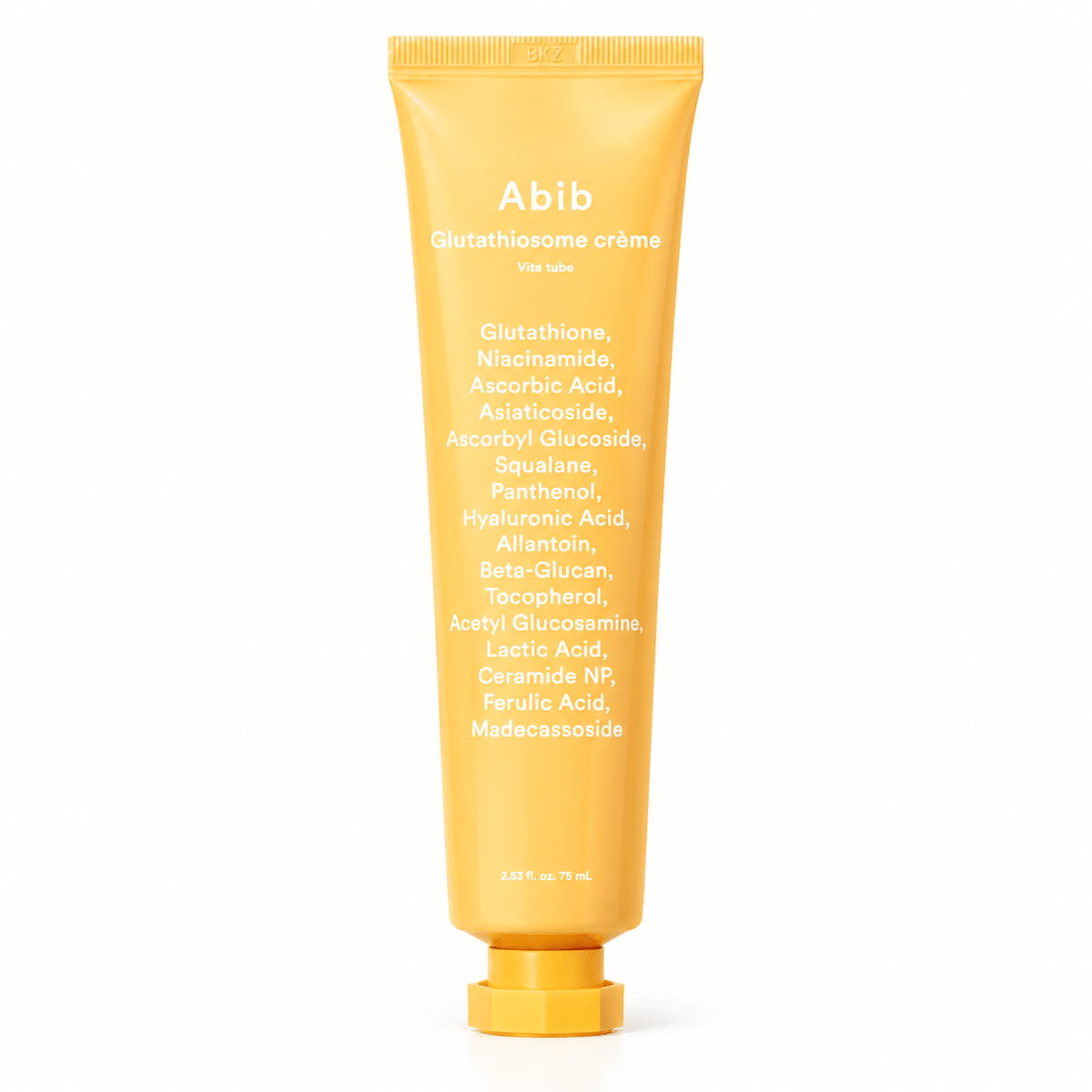 Abib Glutathiosome Cream Vita Tube 75mL yellow tube