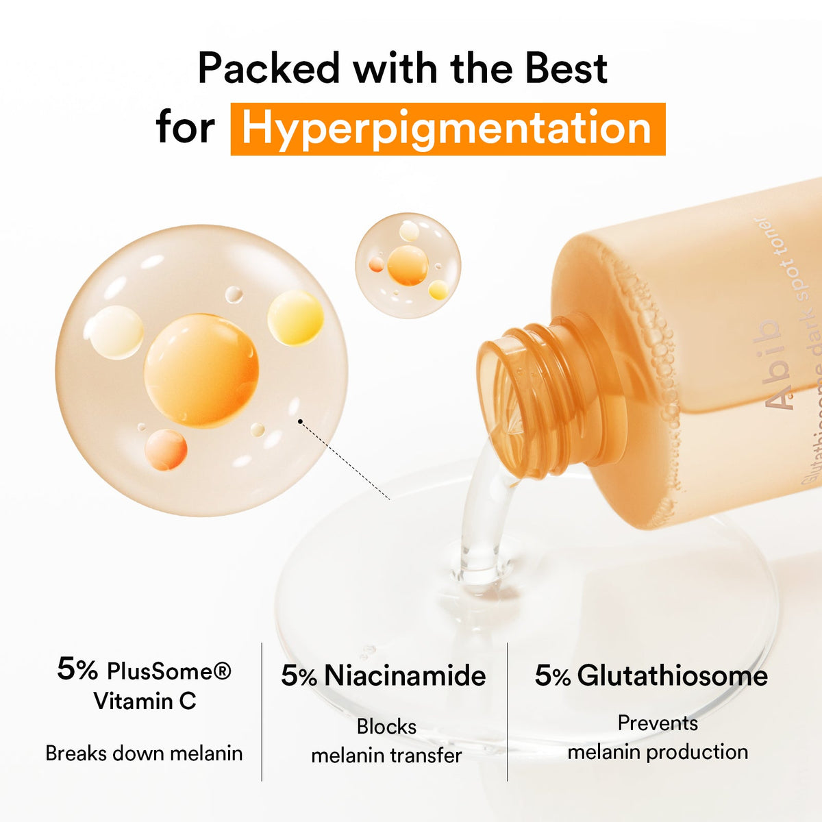 Abib Glutathiosome Dark Spot Toner English product information