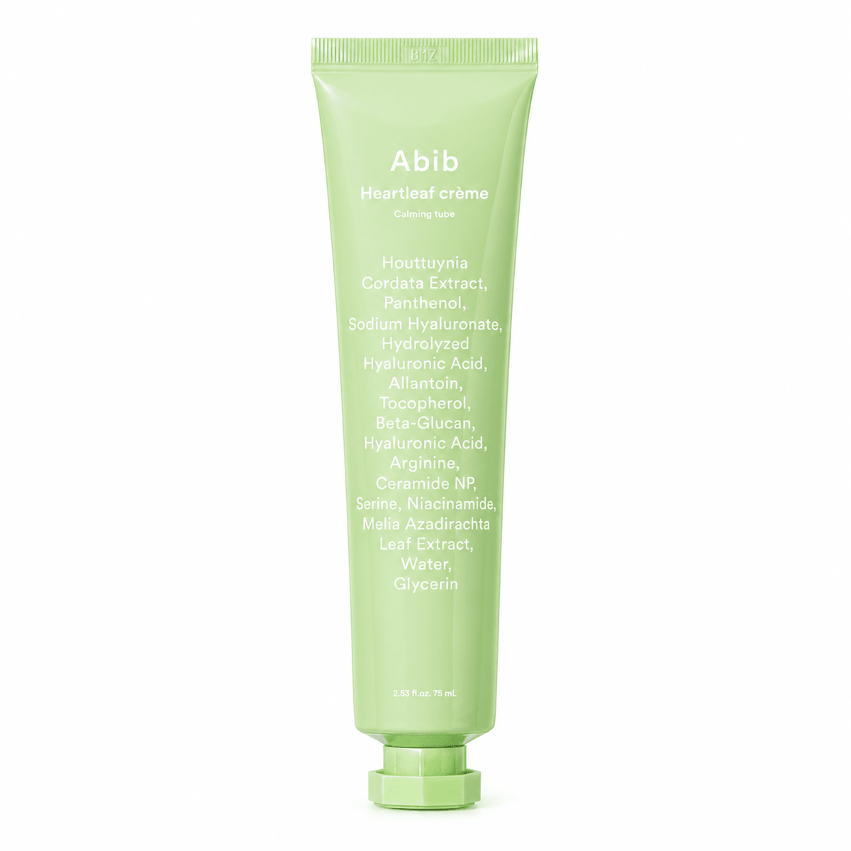 Abib Heartleaf Crème Calming Tube 75mL green tube