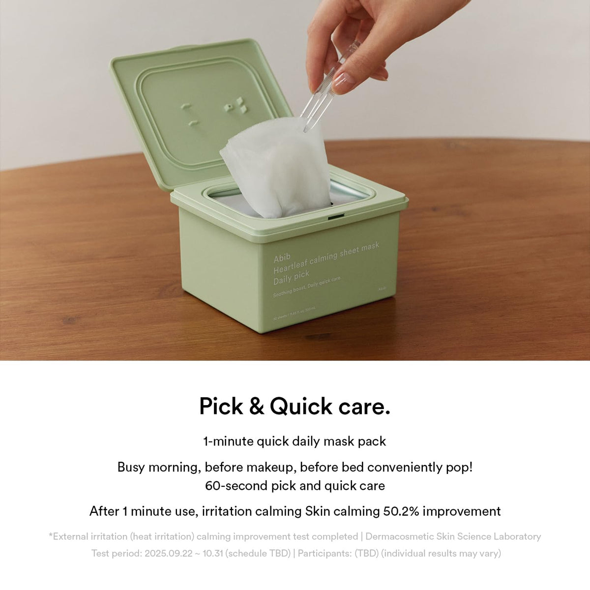 Abib Heartleaf Calming Daily Pick English product information amazon-B0G33BWJZH 1