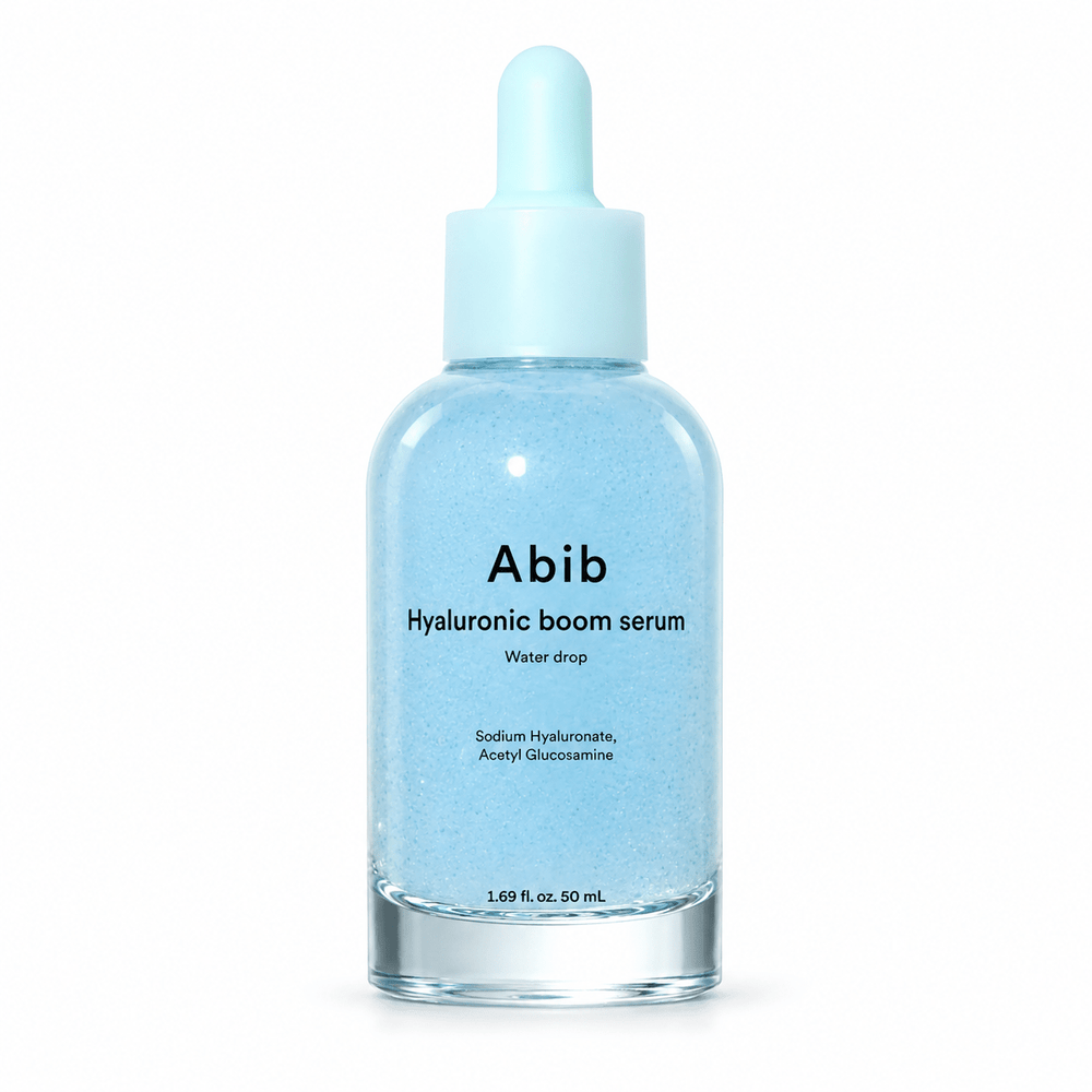 Abib Hyaluronic Boom Serum Water Drop 50mL on white background