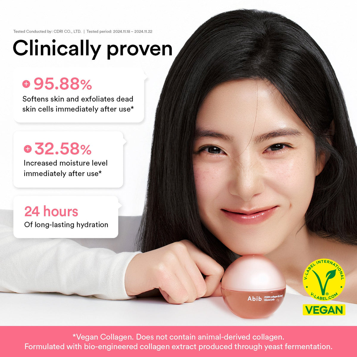 Abib PDRN Collagen Lip Mask Glazed Jelly product information