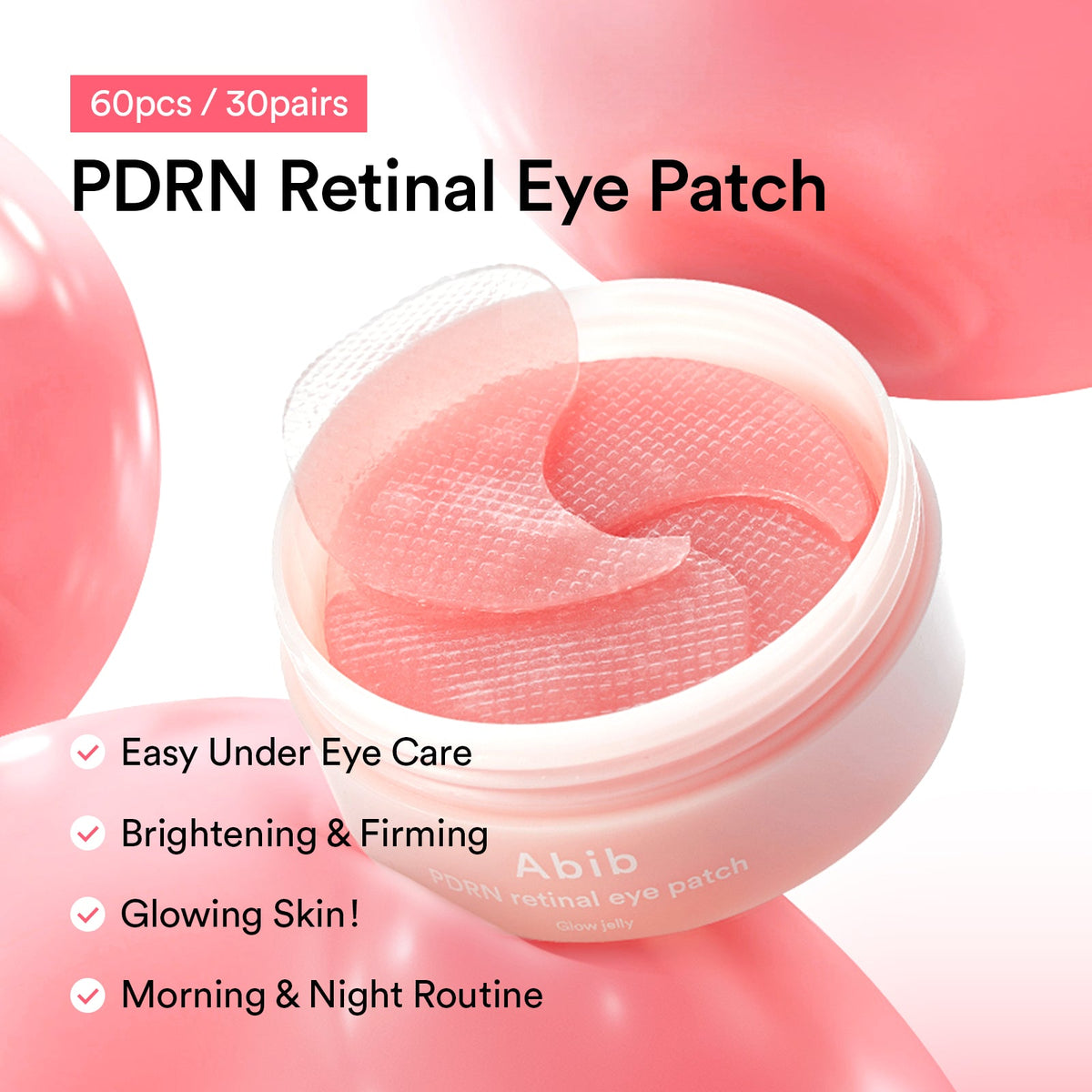 Abib PDRN Retinal Eye Patch Glow Jelly product information