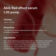 Abib Red Effect Serum English Amazon gallery product information 06