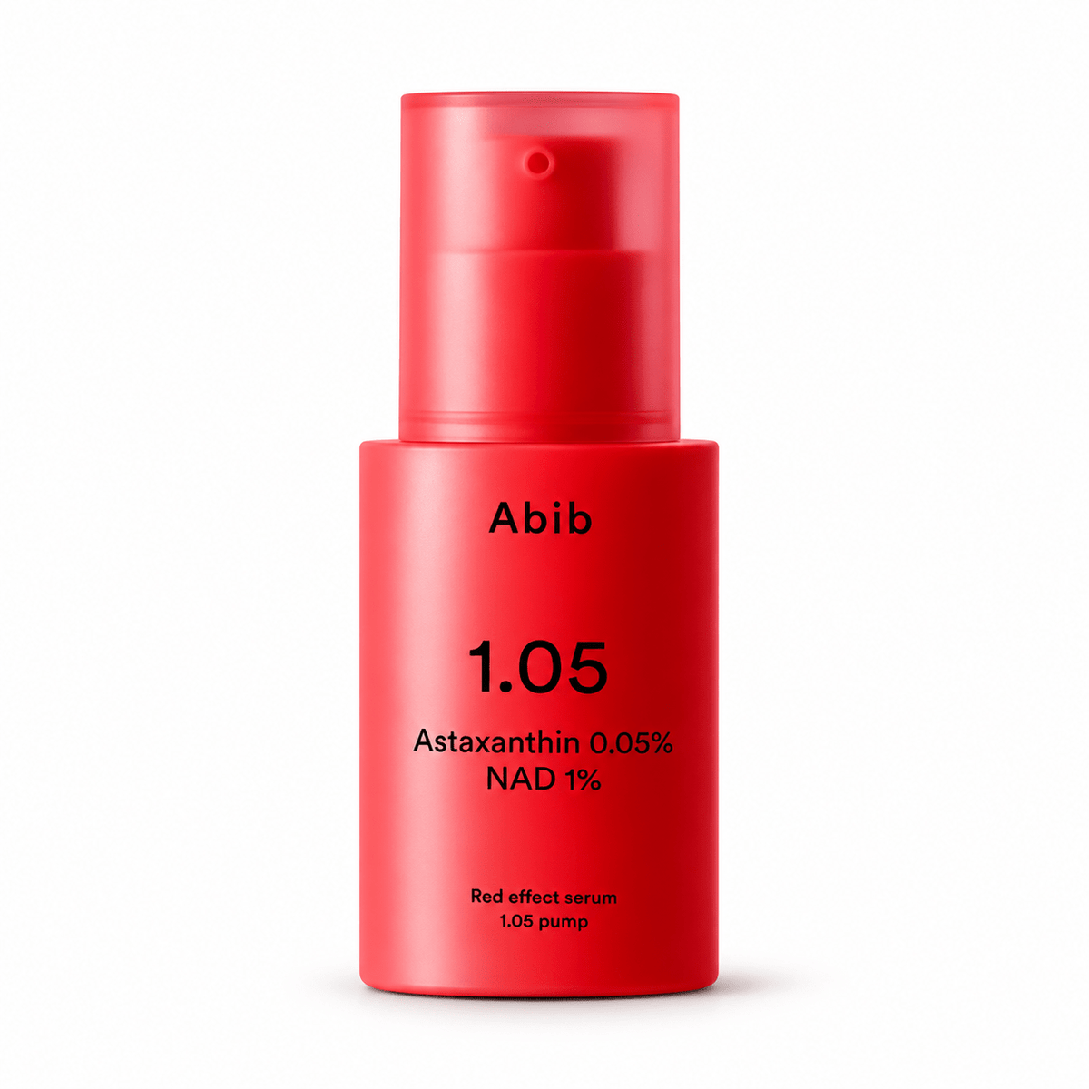 Abib Red Effect Serum 1.05 Pump 30mL bottle on white