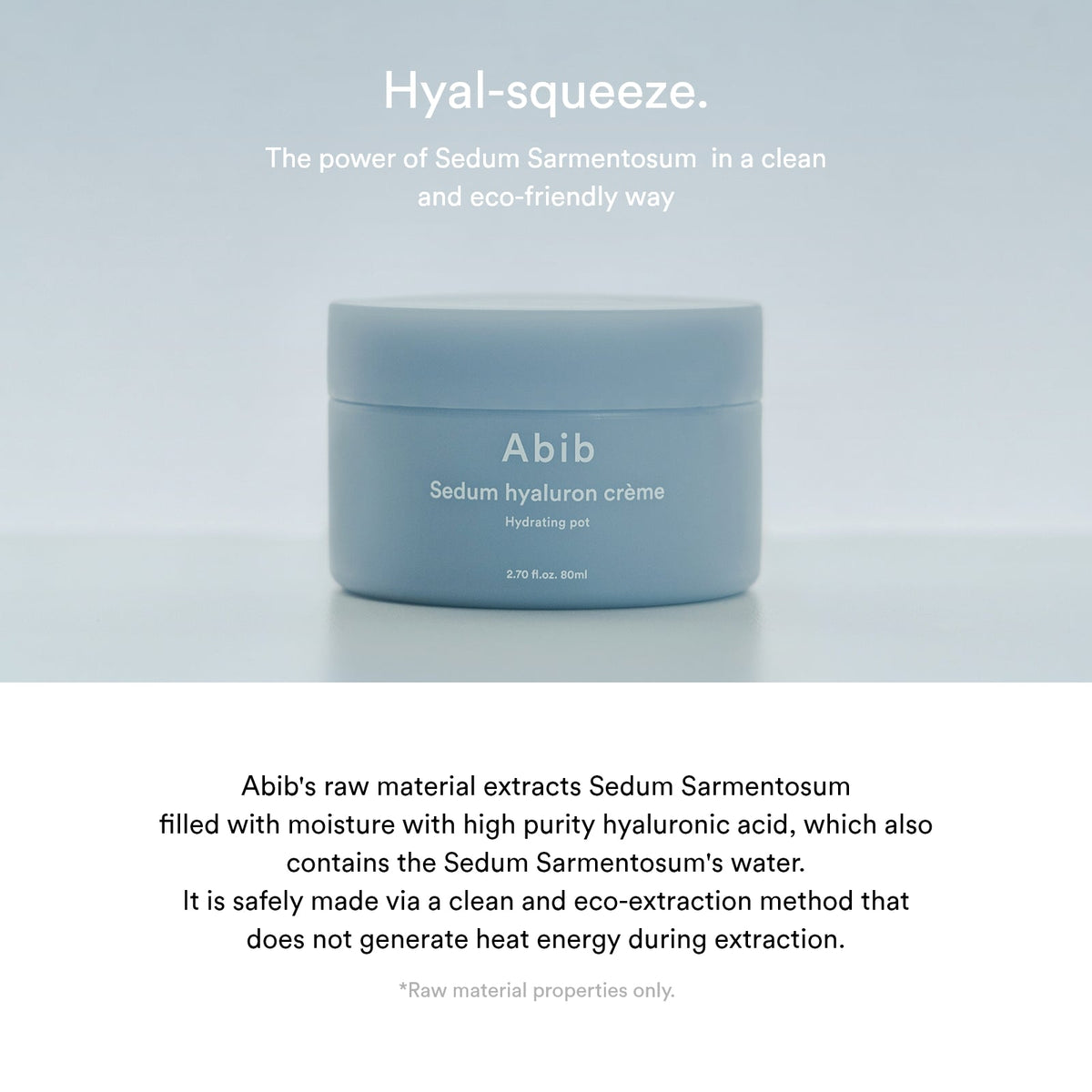 Abib Sedum Hyaluron Crème Hydrating Pot official English detail 3