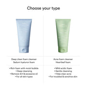 Abib Sedum Hyaluron Foam Cleanser – Sedum and Heartleaf foam cleanser comparison