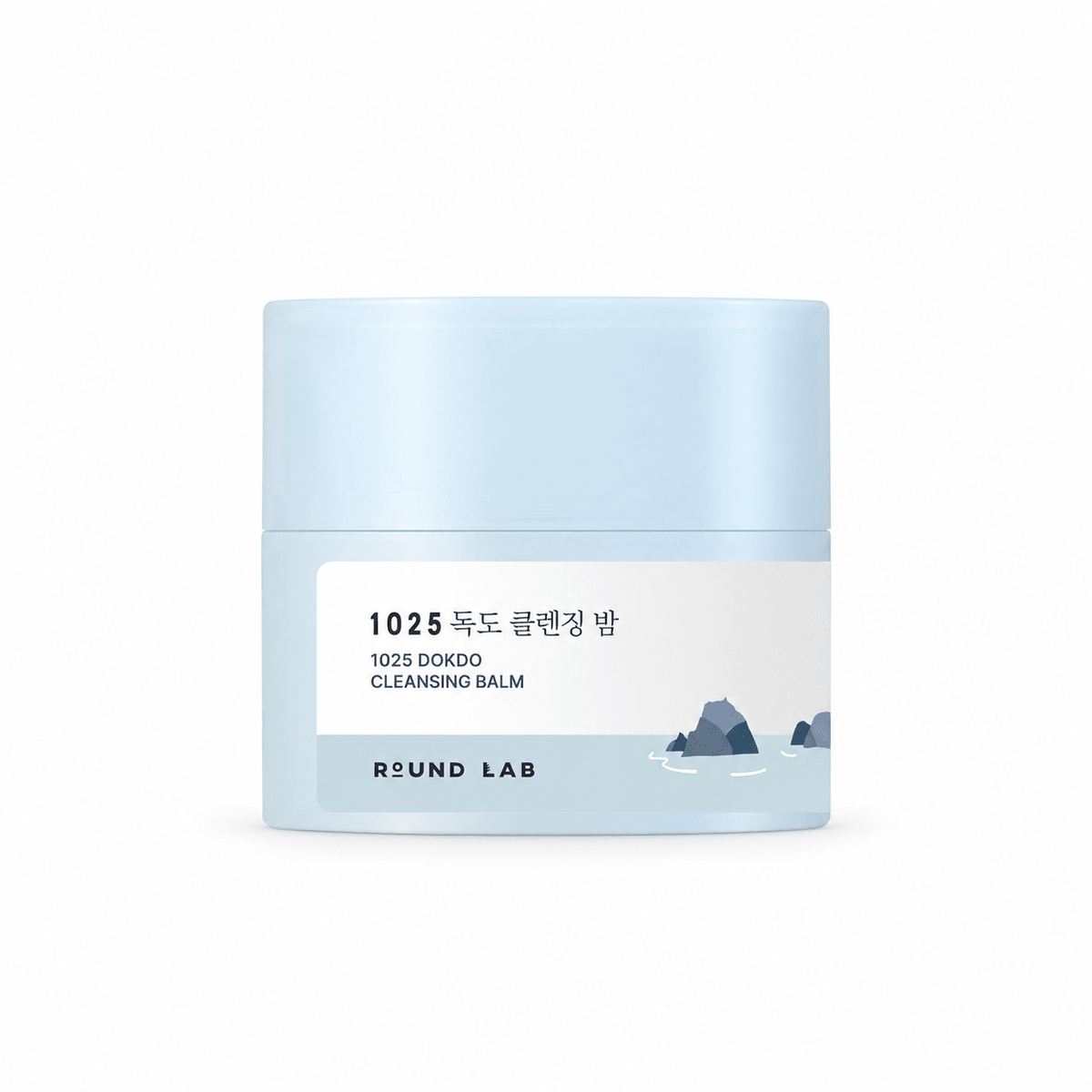 ROUND LAB 1025 Dokdo Cleansing Balm 50ml on a pure white background