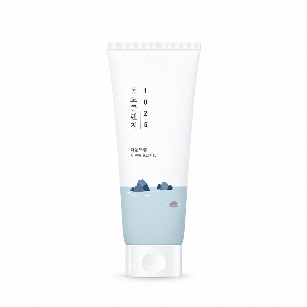 ROUND LAB 1025 Dokdo Cleanser 200ml on a pure white background