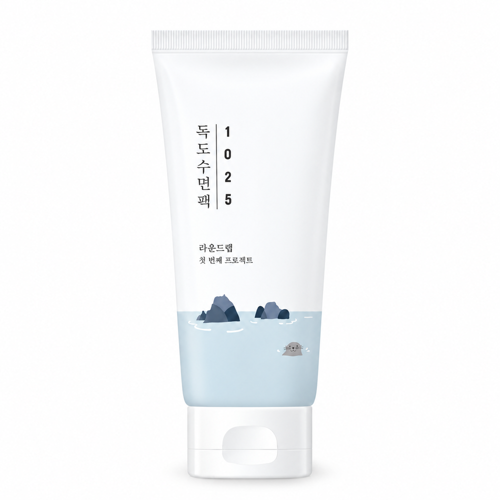 ROUND LAB 1025 Dokdo Sleeping Pack 100ml on a pure white background