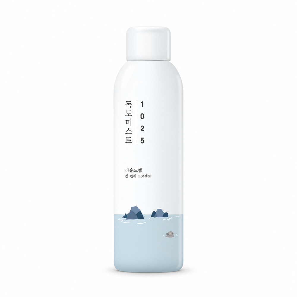 ROUND LAB 1025 Dokdo Mist 150ml on a pure white background