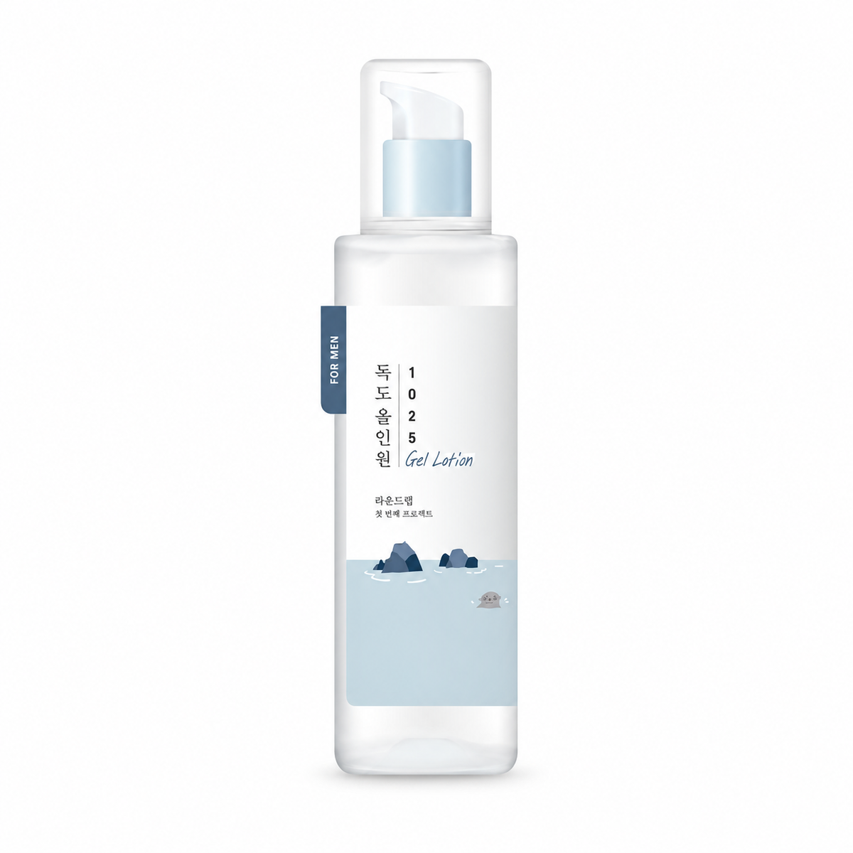 ROUND LAB 1025 Dokdo For Men All-in-One Gel Lotion 200ml on a pure white background