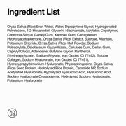 Official Anua Rice 70 Glow Collagen Mask full ingredient list