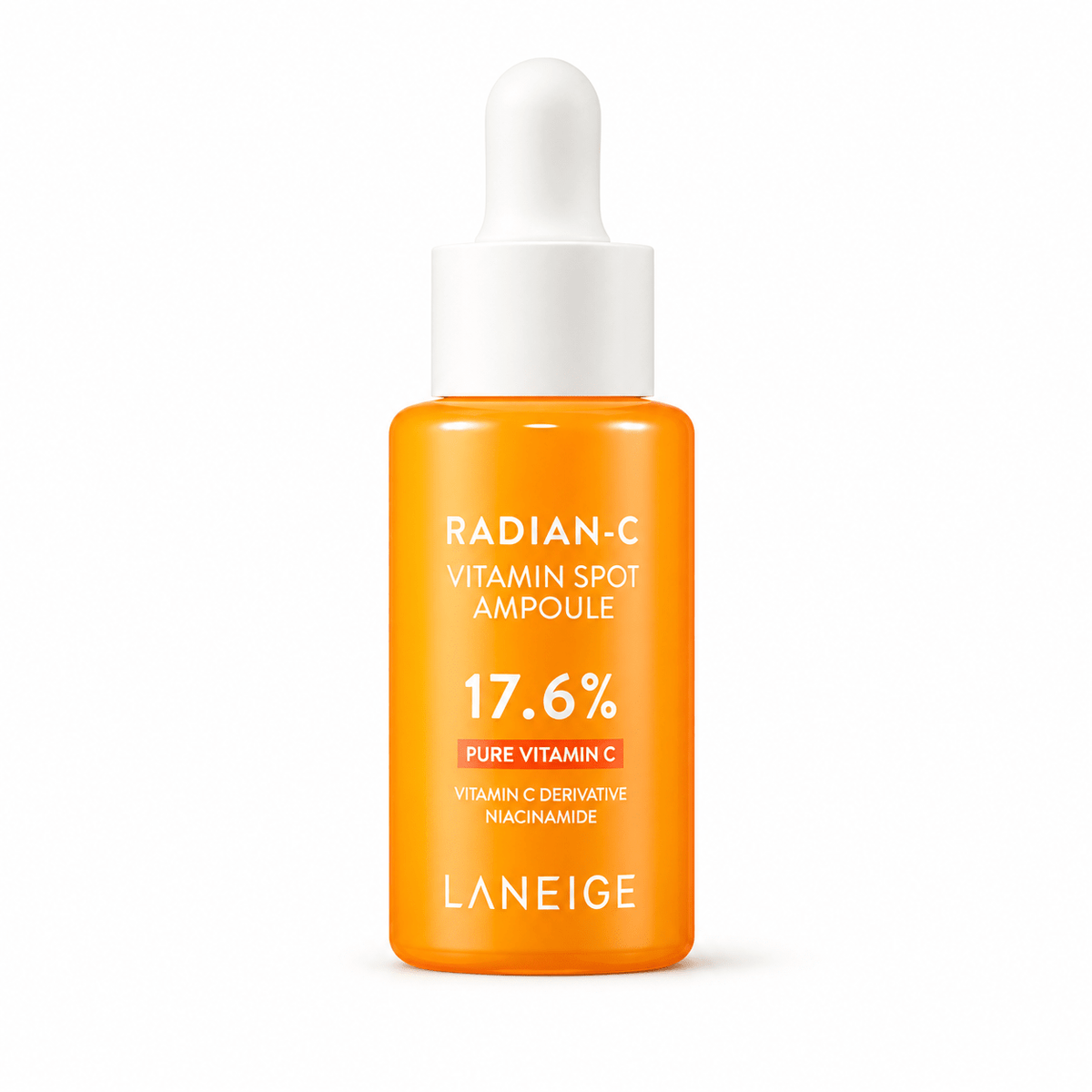 LANEIGE Radian-C Vitamin Spot Ampoule 17.6% Vitamin C 10 g on a white background