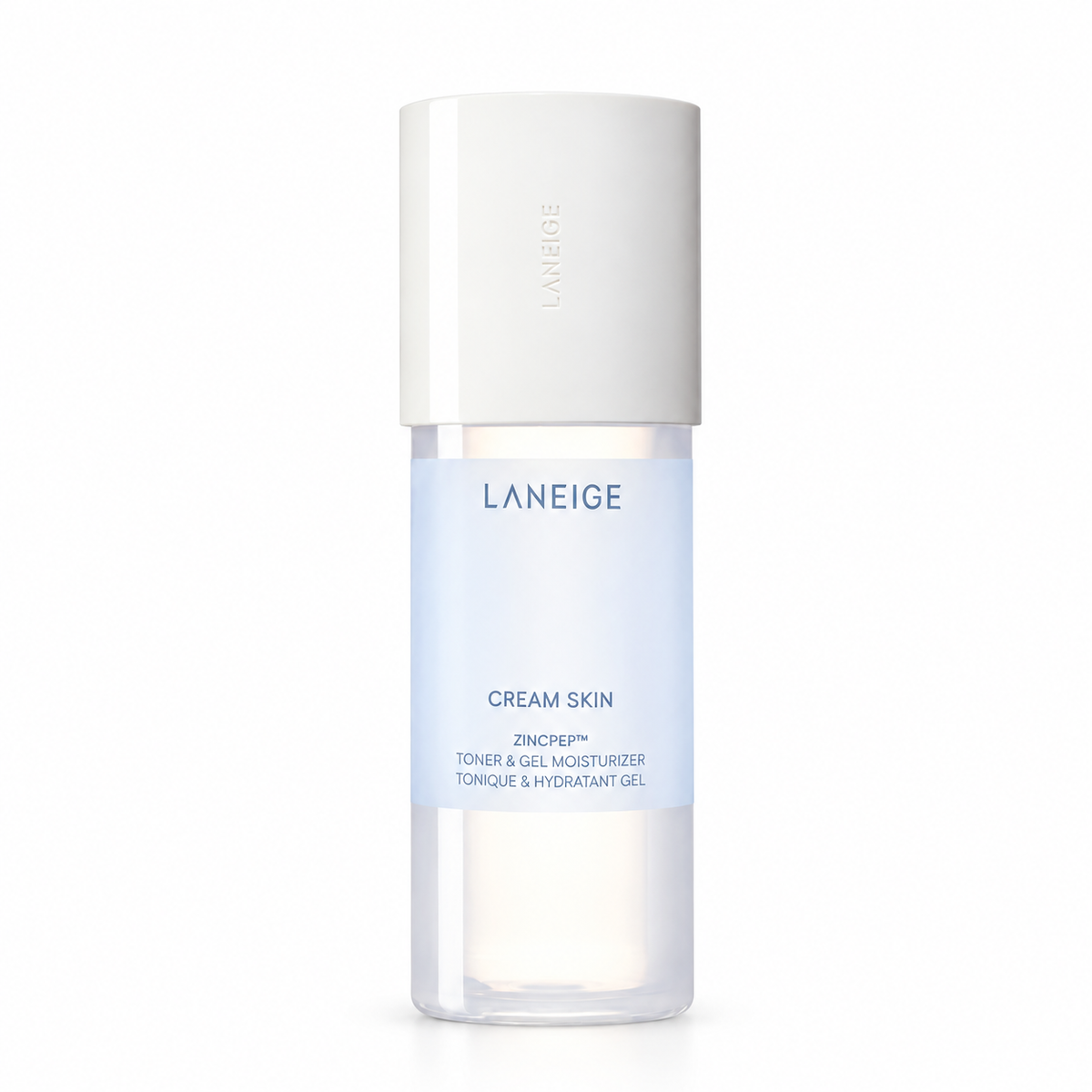 LANEIGE Cream Skin Zincpep Toner & Gel Moisturizer 170 mL on a white background