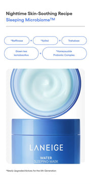 LANEIGE Water Sleeping Mask: Sleeping Microbiome ingredient concept and new sixth-generation actives