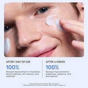 LANEIGE Water Sleeping Mask: One-day and four-week results with complete study footnotes