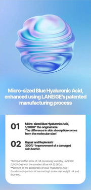 LANEIGE Water Bank Blue Hyaluronic Cleansing Oil official blue ha