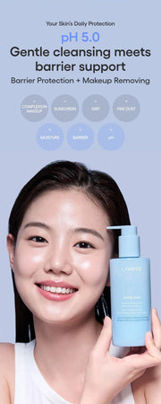 LANEIGE Water Bank Gentle Gel Cleanser official daily protection