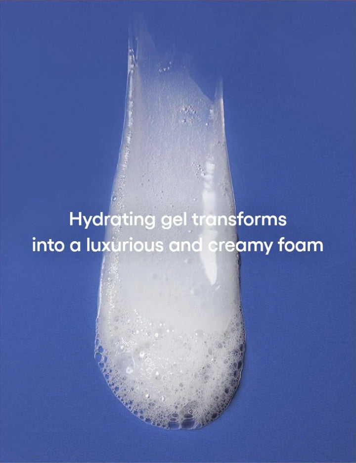 LANEIGE Water Bank Gentle Gel Cleanser official point03 foam texture