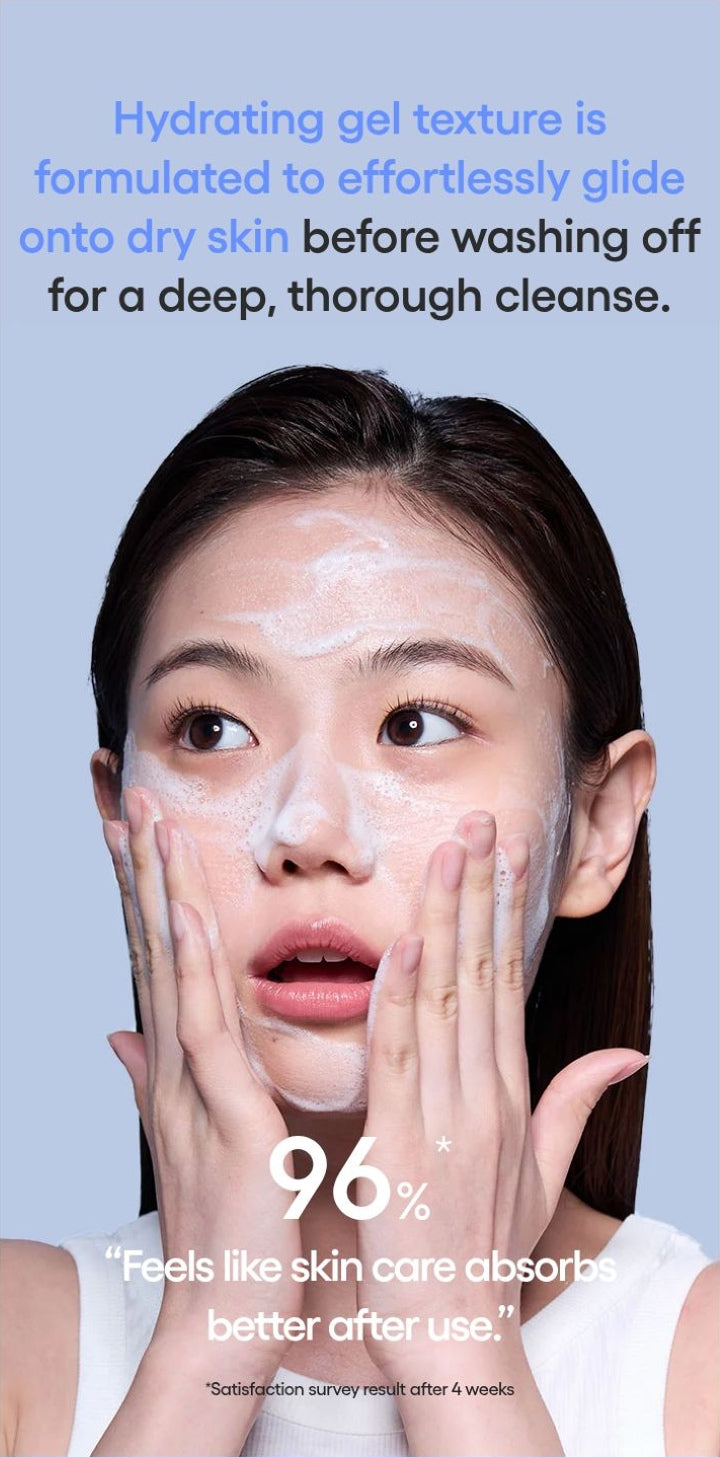 LANEIGE Water Bank Gentle Gel Cleanser official point03 texture study