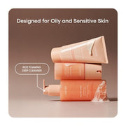 LANEIGE Balance Mode Rice Foaming Deep Cleanser official panel: Designed for Oily and Sensitive Skin