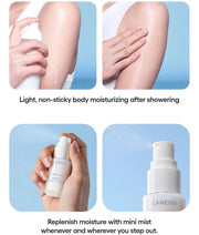 LANEIGE Cream Skin Cerapeptide Mist official same-formula information panel: body and mini use