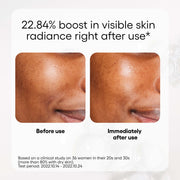 LANEIGE Cream Skin Cerapeptide Mist 30 mL: 22.84% visible radiance study with full footnote