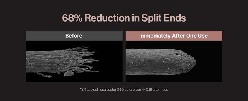 Refilled Split-end appearance test with qualifier