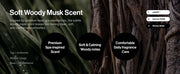 Refilled Woody musk fragrance notes