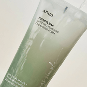 Close-up of Anua Heartleaf Succinic Moisture Cleansing Foam