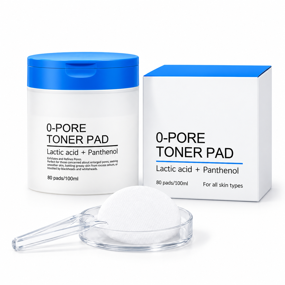 0-Pore Exfoliating Toner Pads with AHA + BHA
