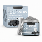 5D Snow Activated Charcoal Teeth Whitening Powder