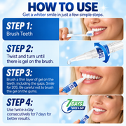 9D White Teeth Whitening Pen with PAP
