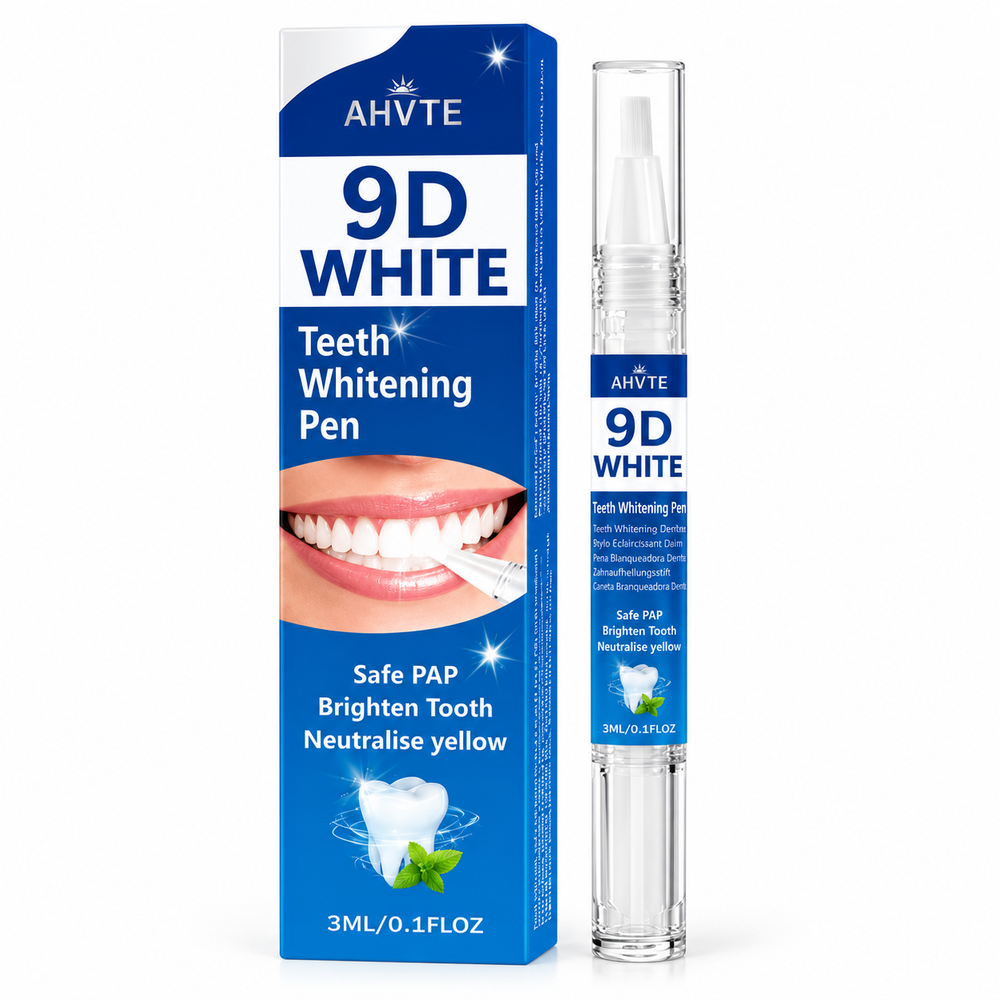 9D White Teeth Whitening Pen with PAP