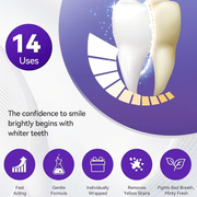 Purple Teeth Whitening Strips, 14 CT