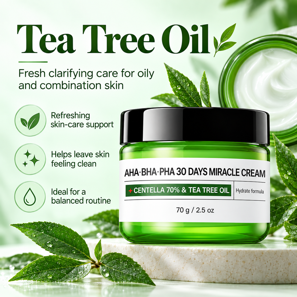 Centella Moisturizer with AHA BHA PHA & Cica Cream