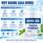 Baking Soda Tooth Powder for Teeth Whitening