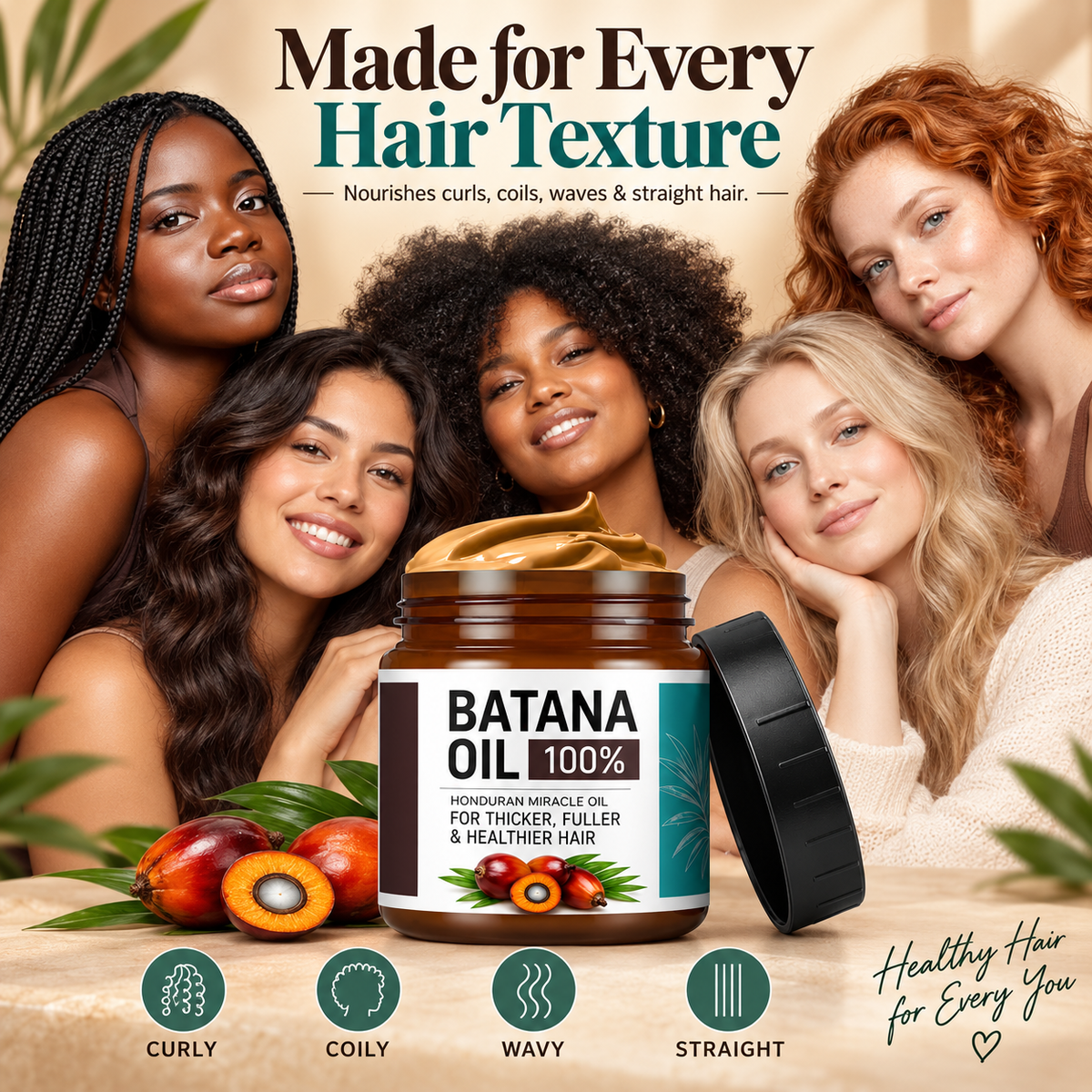 Raw Batana Oil for Hair – 100% Pure Batana Oil Paste